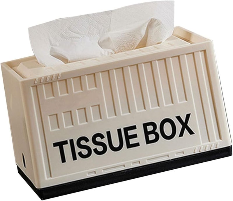 Black Tissue Dispenser Box Multipurpose Organizer for Home Office and Commercial Desk - Image 5